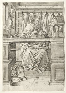 San Girolamo nel suo studio da Giovanni Antonio da Brescia