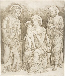 La Sacra Famiglia con il Bambino San Giovanni da Giovanni Antonio da Brescia