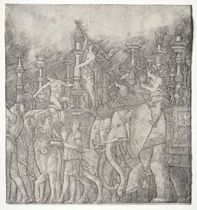 I trionfi di Cesare:  Gli elefanti da Giovanni Antonio da Brescia