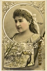 Cartolina: Ritratto di Berthet
