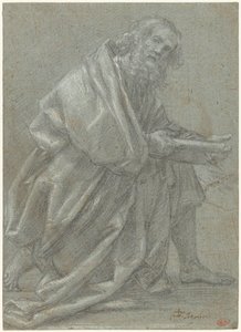 Studio per un apostolo inginocchiato