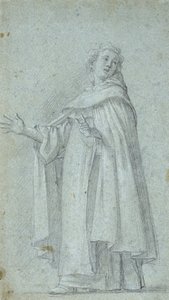 Studio di un Domenicano in Piedi, c. 1595 da Giovanni Baglione