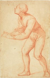 Giovane in piedi con le braccia tese da Giovanni Balducci