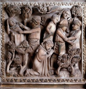 Rappresentazione del martirio di Pietro da Verona da Giovanni Balduccio
