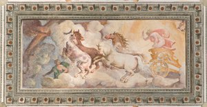 Il Carro del Sole guidato da Apollo, Loggia di Apollo, c.1560