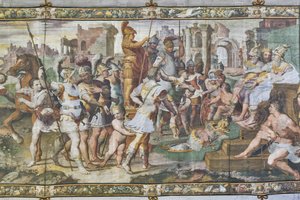 Ulisse e Aiace che competono per l