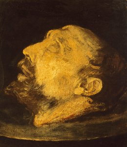 La testa di San Giovanni Battista su un piatto da Giovanni Battista (1567 1633) Crespi
