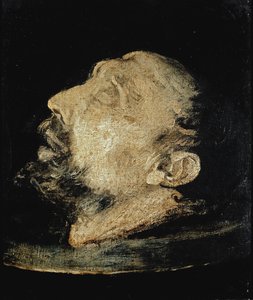 La testa di San Giovanni Battista su un piatto da Giovanni Battista  Crespi