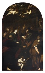 Il matrimonio della Vergine da Giovanni Battista and Gherardini Melchiorre Crespi