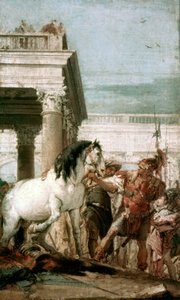 Alessandro Magno e il suo cavallo Bucefalo da Giovanni Battista (1696 1770) Tiepolo