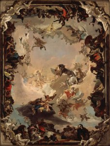 Allegoria dei pianeti e dei continenti da Giovanni Battista Tiepolo
