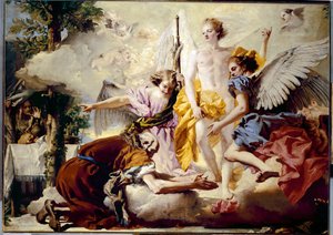 Apparizione dei tre angeli ad Abramo da Giovanni Battista Tiepolo