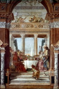 Banchetto di Antonio e Cleopatra Affresco di Giambattista Tiepolo (1696-1770) 1747-1748 Venezia, Palazzo Labia