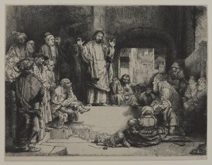 Cristo che predica (La Petite tombe) da Giovanni Battista Tiepolo