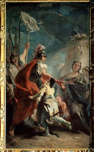 Coriolano davanti alle porte di Roma da Giovanni Battista Tiepolo