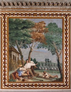 Alloggi per ospiti, la stanza delle scene rurali: "Il riposo del contadino" da Giovanni Battista Tiepolo