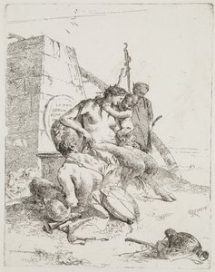 Famiglia di satiri con l