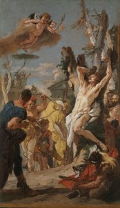 Studio per "Il Martirio di San Sebastiano" da Giovanni Battista Tiepolo