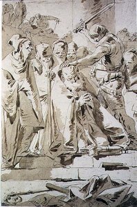 La decapitazione di un vescovo da Giovanni Battista Tiepolo