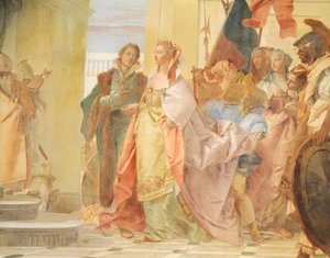 La magnanimità di Scipione (dettaglio)