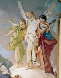 Abramo e gli angeli (dettaglio) da Giovanni Battista Tiepolo