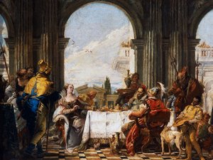 Banchetto di Cleopatra da Giovanni Battista Tiepolo