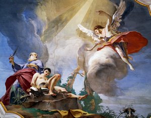Il sacrificio di Abramo (dettaglio)