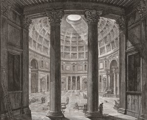Interno del Pantheon, Roma, Italia. Piranesi. da Giovanni Battista (after) Piranesi