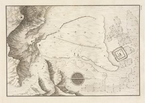 Piano geometrico della città in rovina di Palmira, 1753
