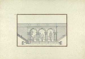 Ricostruzione del Secondo Teatro a Laodicea, c.1750 da Giovanni Battista Borra