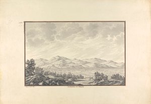 Veduta della valle di Hierapolis (ora Pamukkale) da Giovanni Battista Borra