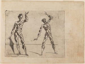 Da "Bizzarie di varie figure" da Giovanni Battista Bracelli