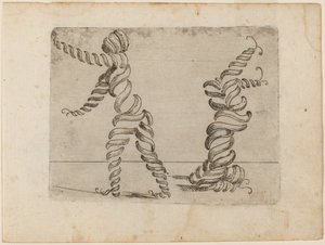 Da "Bizzarie di varie figure" da Giovanni Battista Bracelli