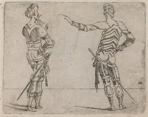 Da "Bizzarie di varie Figure" da Giovanni Battista Bracelli