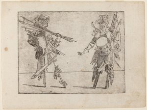 Da "Bizzarie di Varie Figure" da Giovanni Battista Bracelli