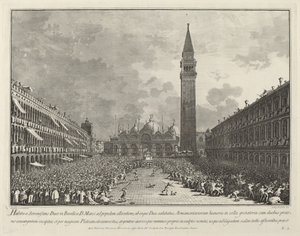 Il Doge portato in giro per Piazza San Marco, 1763-1766