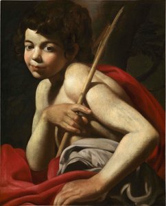 San Giovanni Battista da ragazzo da Giovanni Battista Caracciolo