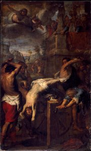 Il martirio di San Clemente di Ancira da Giovanni Battista Carlone
