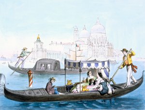 Gondola veneziana, c1850