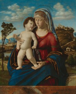 Madonna col Bambino in un paesaggio da Giovanni Battista Cima da Conegliano