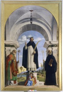 San Pietro Martire con i santi Nicola e Benedetto da Giovanni Battista Cima da Conegliano