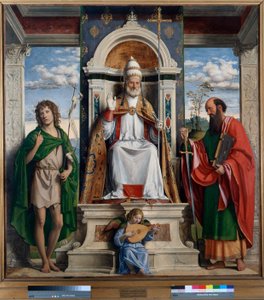 San Pietro in trono con San Giovanni Battista e San Paolo