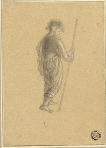 Ragazzo con bastone da Giovanni Battista Cipriani