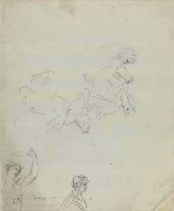 Studi di figure [verso]