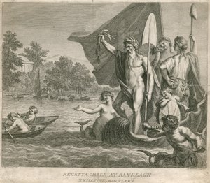 Ballo della Regata ai Giardini di Ranelagh, Millbank, Londra, 23 giugno 1775
