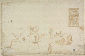 Schizzi di soggetti mitologici da Giovanni Battista Cipriani