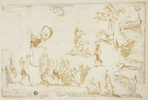 Schizzi di soggetti mitologici da Giovanni Battista Cipriani
