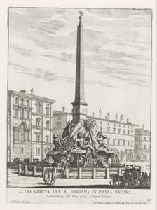 Fontana dei Quattro Fiumi in Piazza Navona a Roma