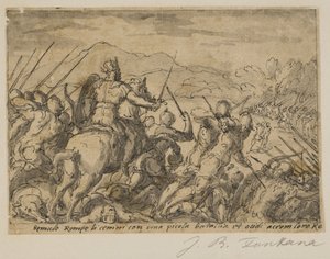 Acron attacca Romolo da Giovanni Battista Fontana