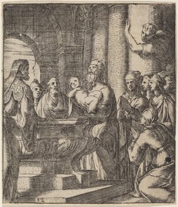 Il battesimo di Cristo da Giovanni Battista Fontana